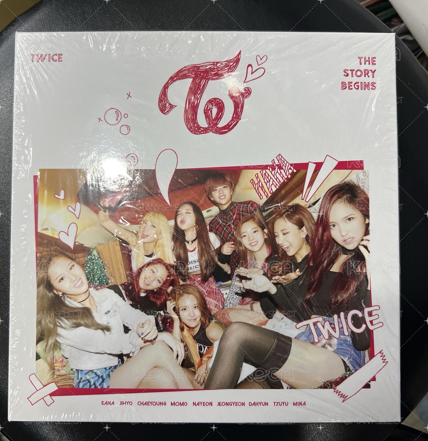 TWICE 出道專 未拆