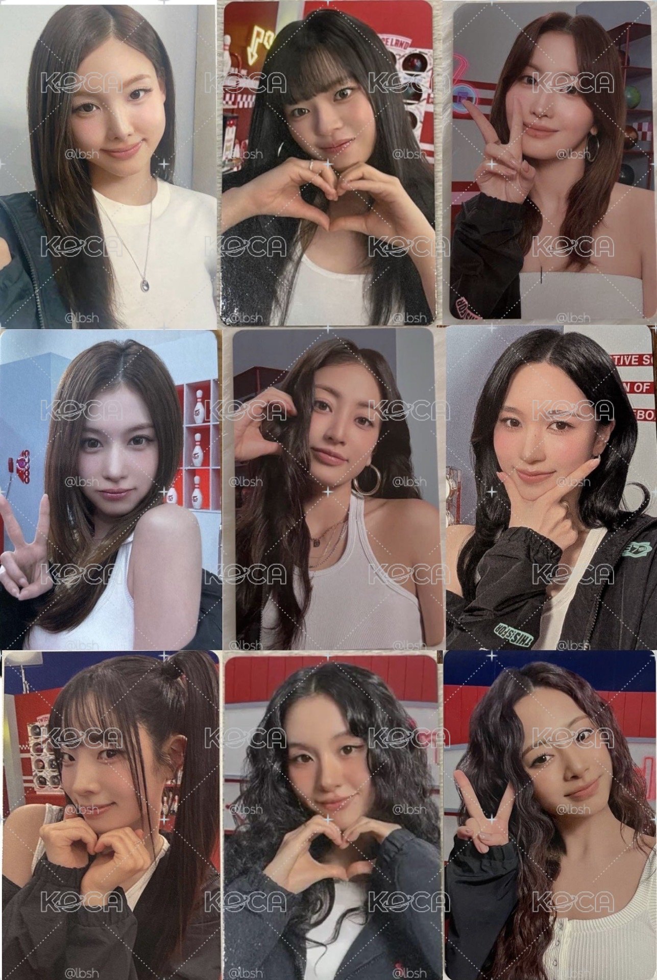 TWICE 新國立升級禮小卡