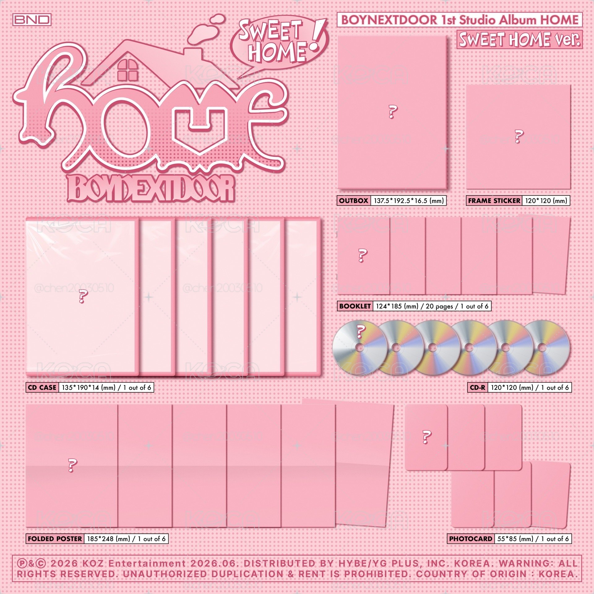 BND 1st Studio Album [HOME]