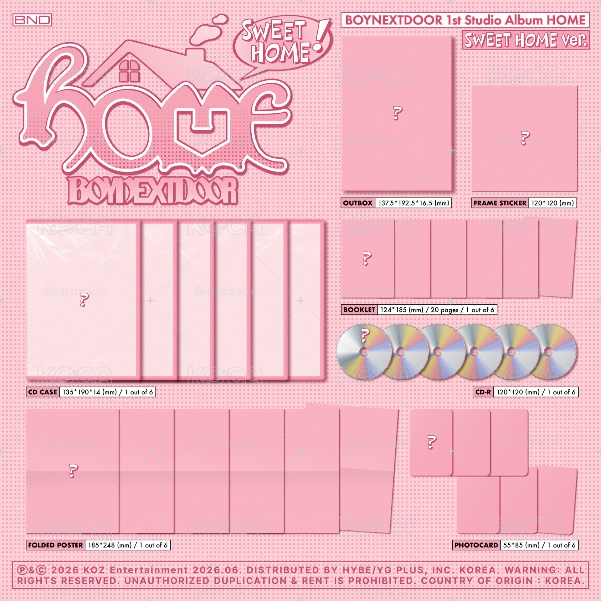 HOME 全新未拆專 PB/單封/電子專