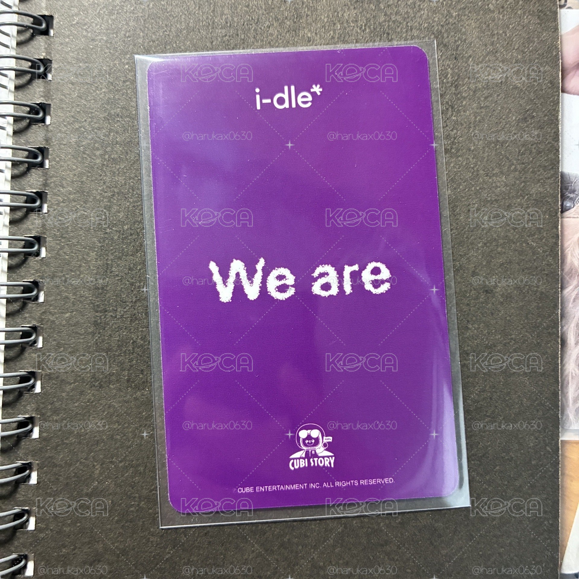 i-dle｜CUBE 飲料卡 雨琦