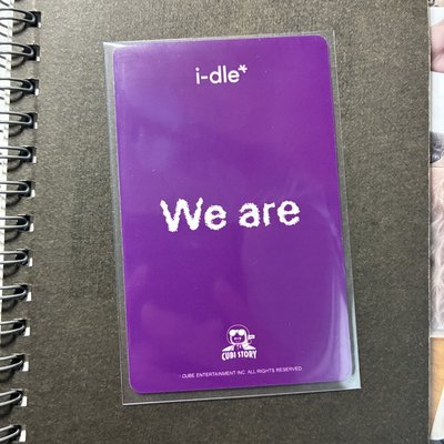 i-dle｜CUBE 飲料卡 雨琦