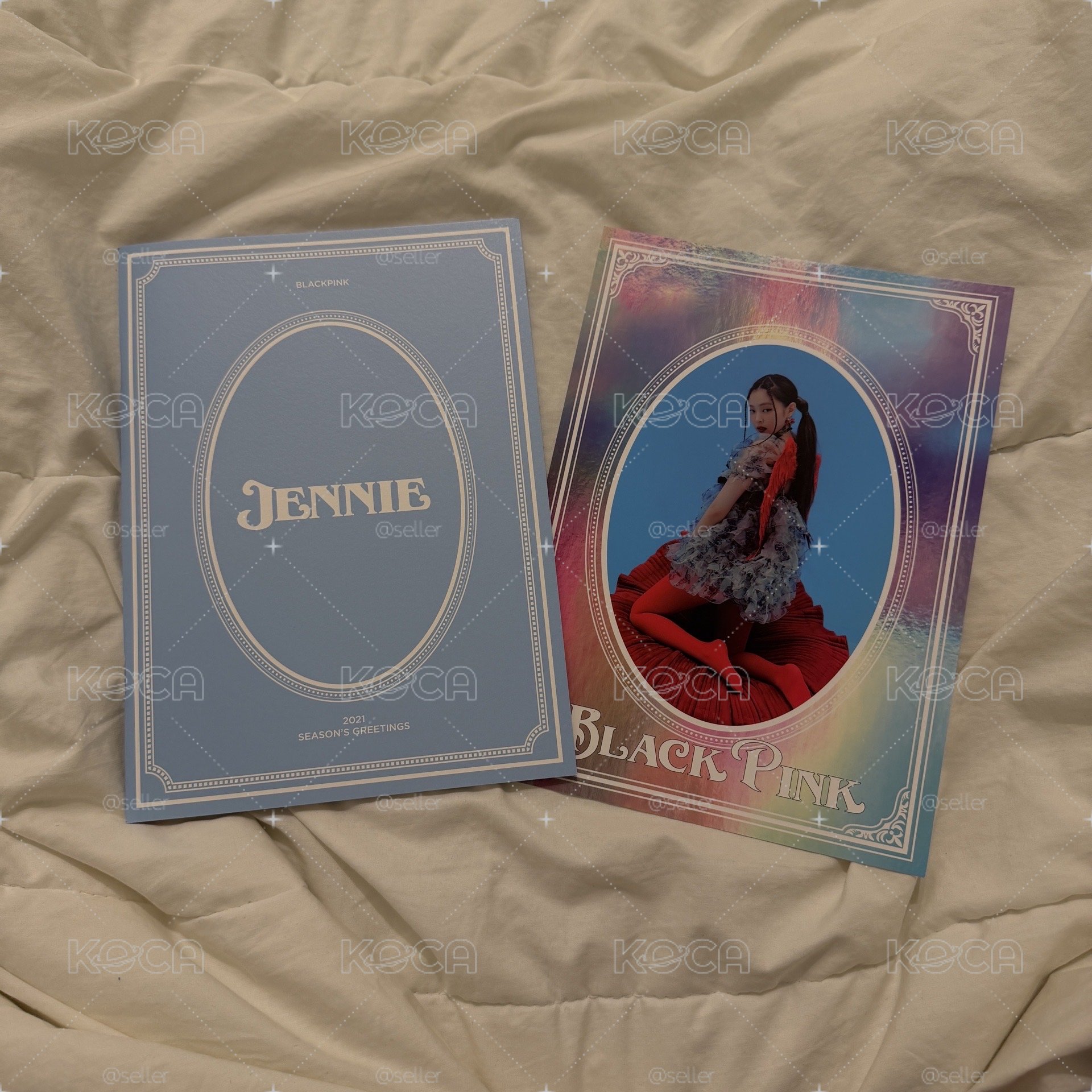 BLACKPINK Jennie 2021年曆 小冊子+大卡