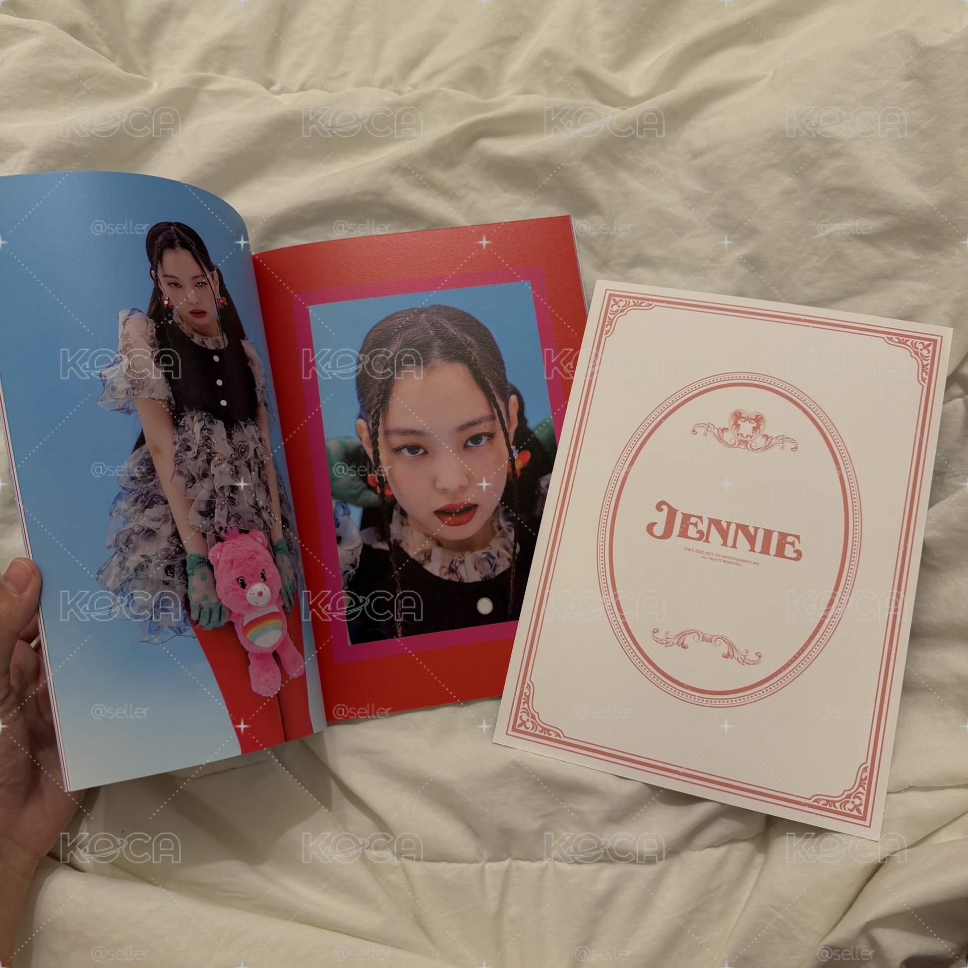 BLACKPINK Jennie 2021年曆 小冊子+大卡