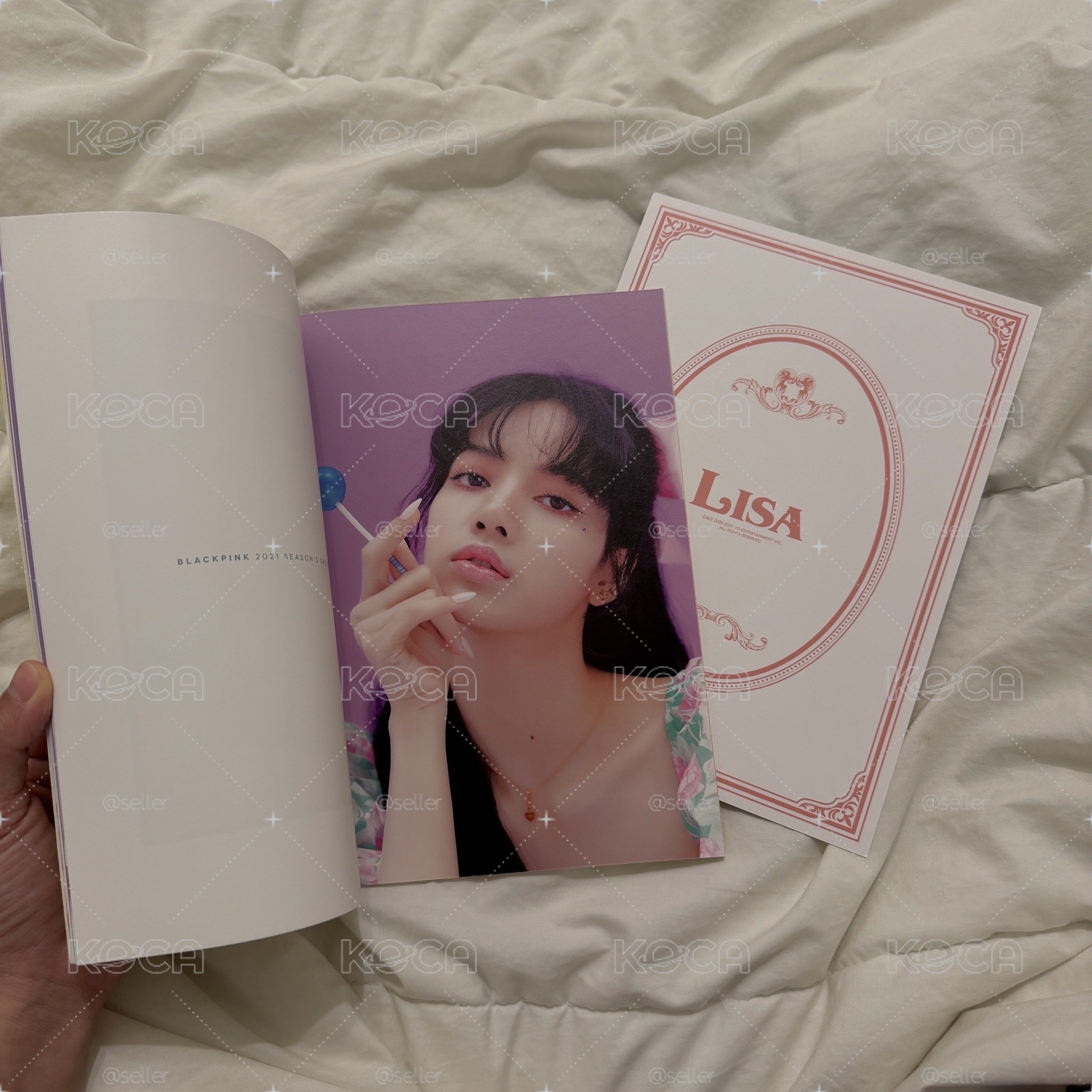 BLACKPINK Lisa 2021年曆 小冊子+大卡