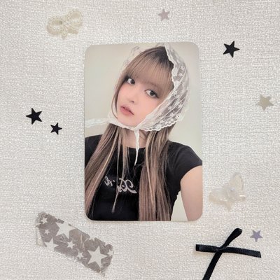 ⚫ STICK OUT sw 線上 6.0 簽售卡 蕾絲頭巾莉