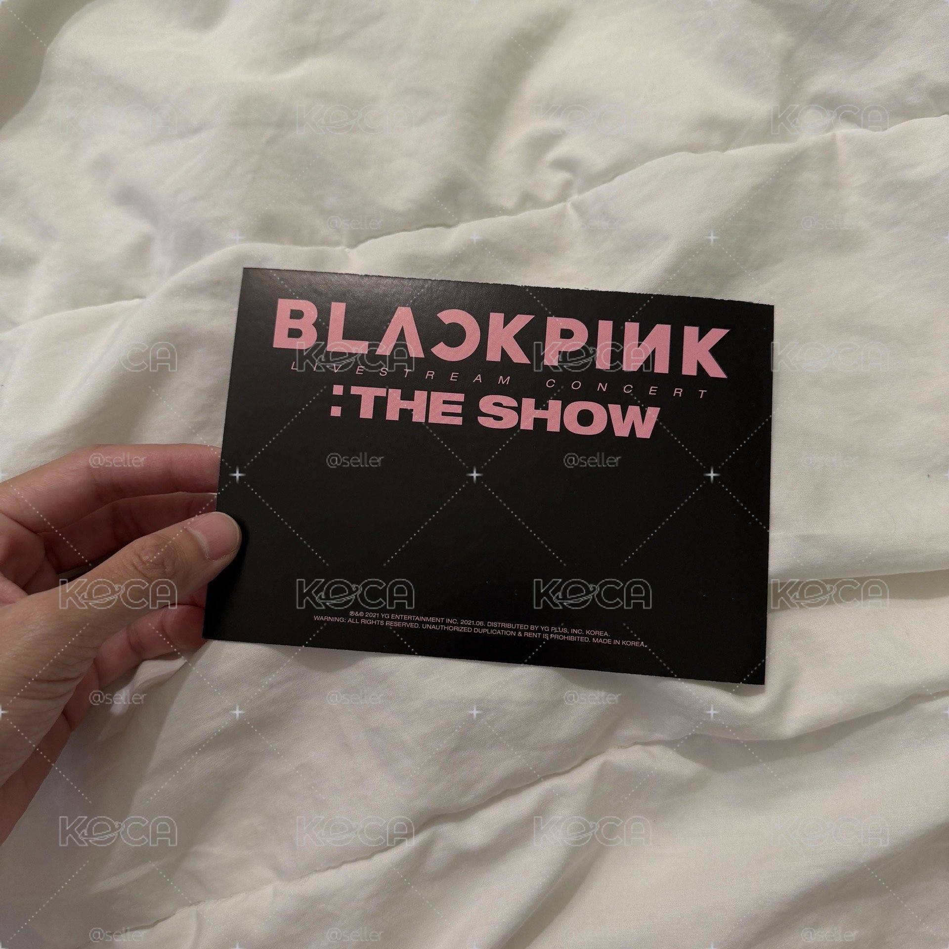 BLACKPINK Jennie the show 明信片