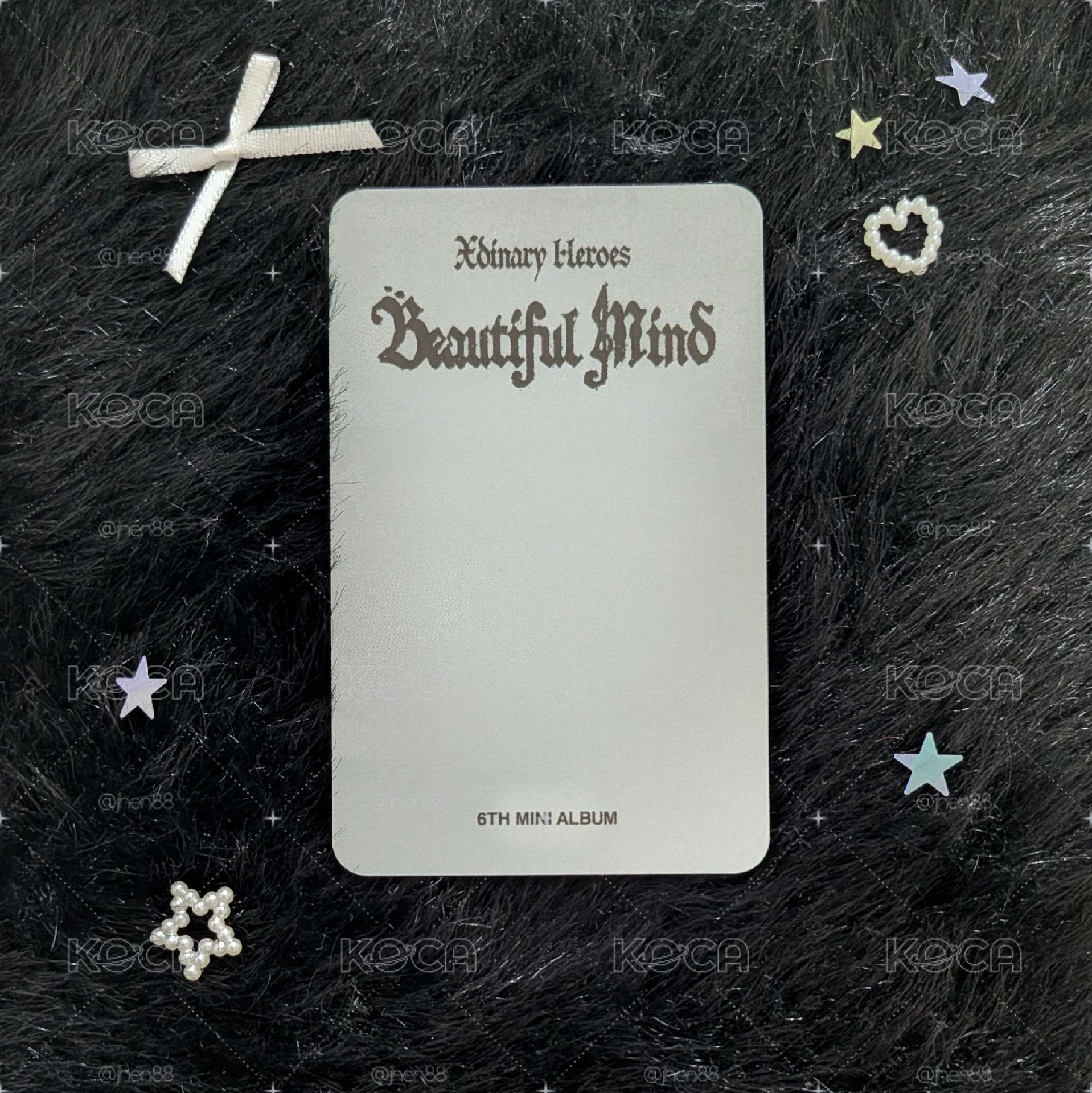 🖤 Beautiful Mind jyp特典卡 演