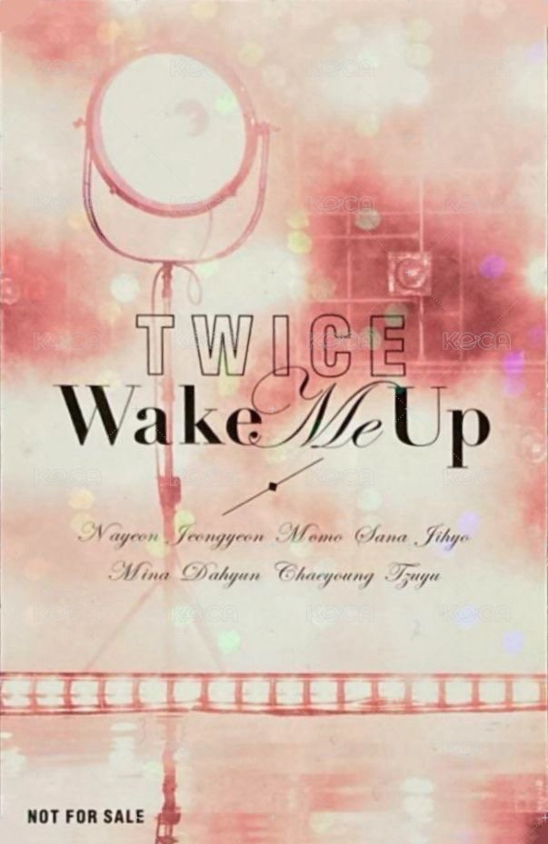 Wake Me Up 專輯卡 擊掌卡 背面