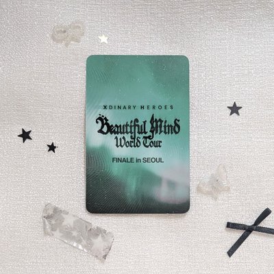 ⚫ Beautiful Mind 世巡 首爾Finale 入場卡 DAY1🧣菇