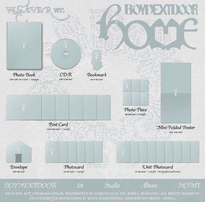 【🌟預購】BOYNEXTDOOR 正規一輯 “HOME”  WVS 通路特典 早鳥訂購中