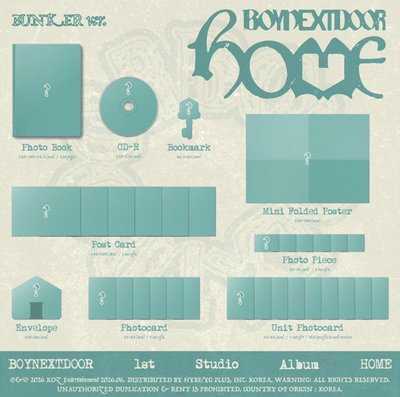 【🌟預購】BOYNEXTDOOR 正規一輯 “HOME”  WVS 通路特典 早鳥訂購中