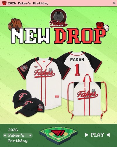 現貨 Faker 生日周邊 球衣 帽子 包包 全新未拆含小卡