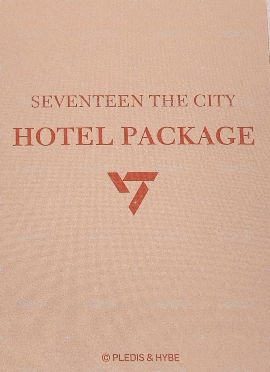BeTS城市活動 HOTEL PACKAGE 入場卡 / 場限卡  背面