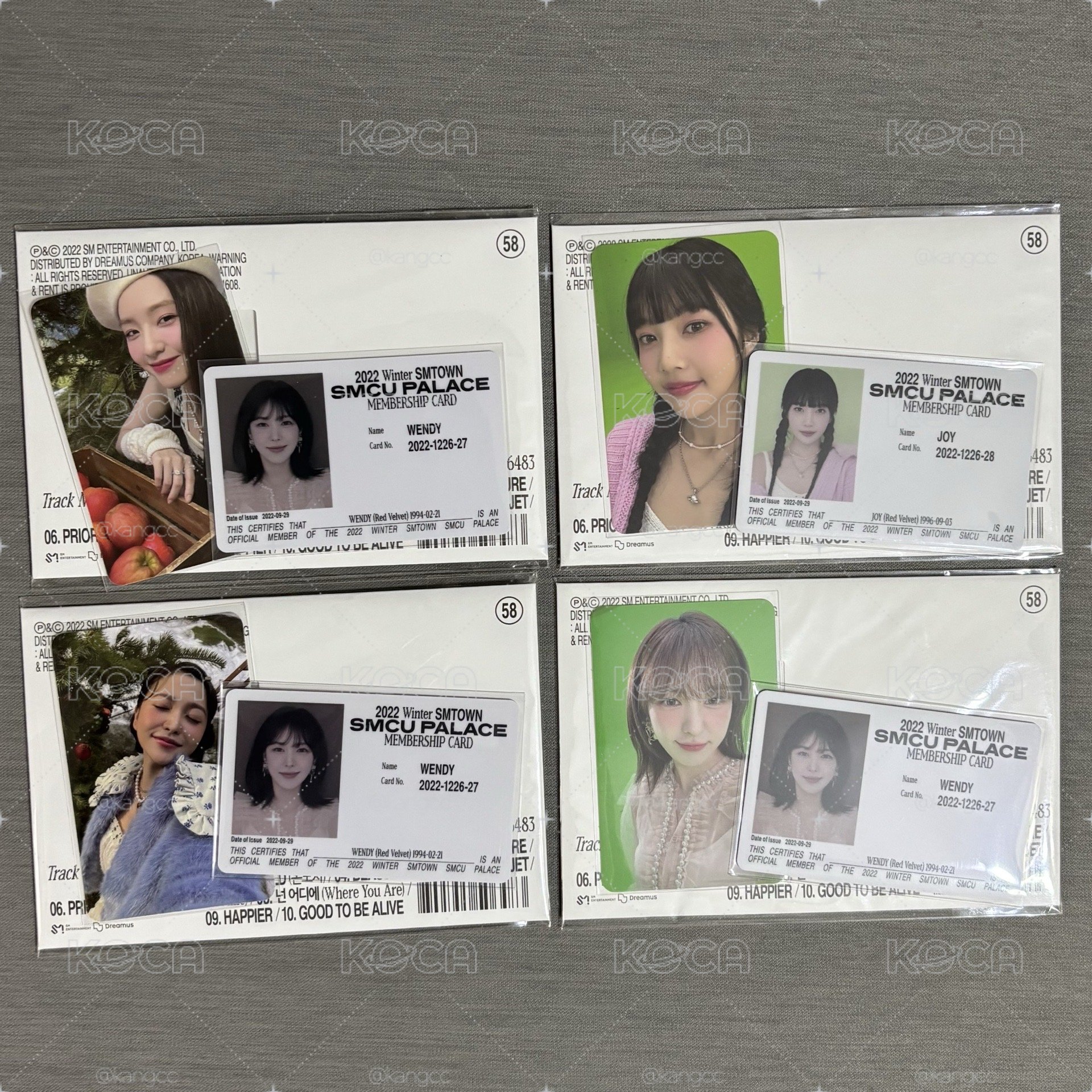 Red Velvet 2022冬專(MEMBERSHIP CARD VER)