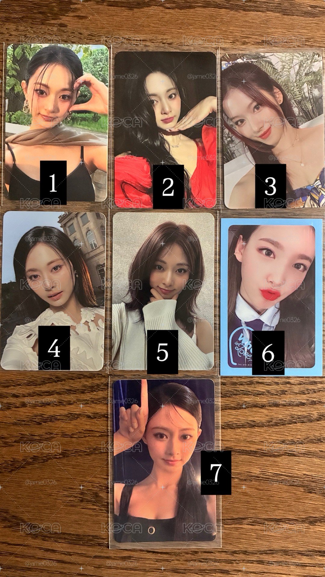 Twice小卡區