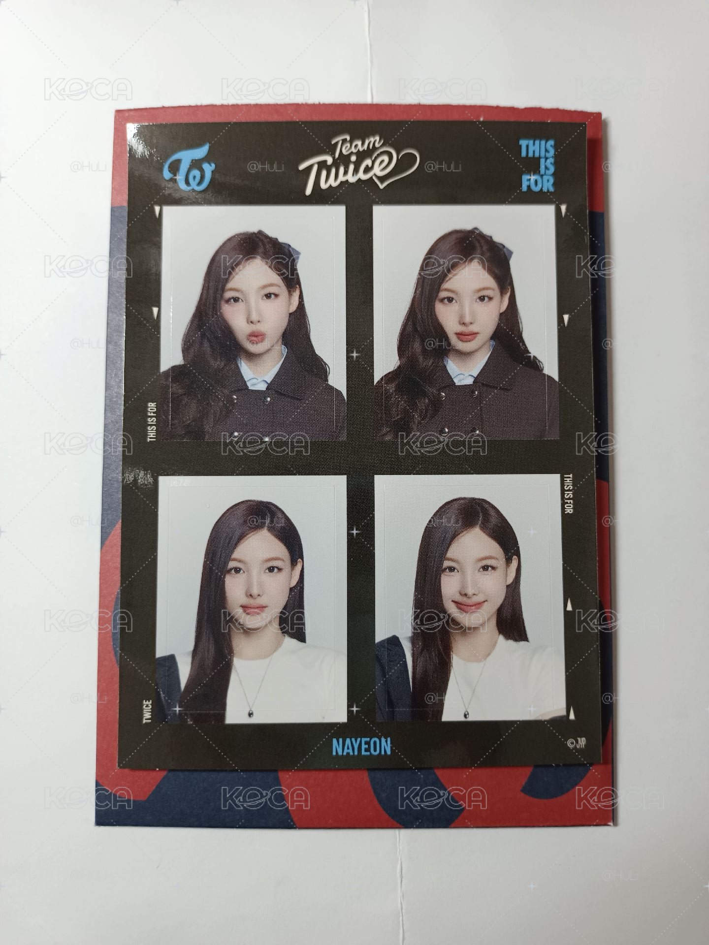 TWICE娜璉組合 志效證件照