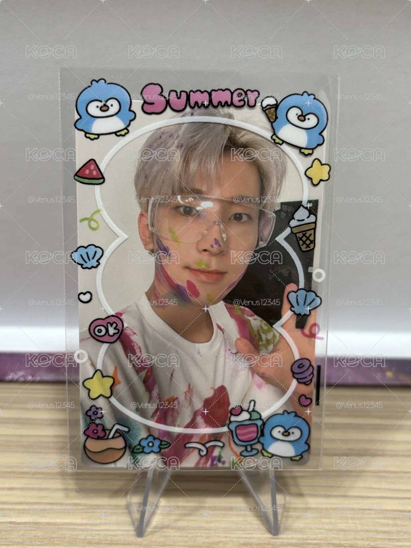 Seventeen 正四 CARAT ver. FACE THE SUN專輯卡  全圓佑小卡