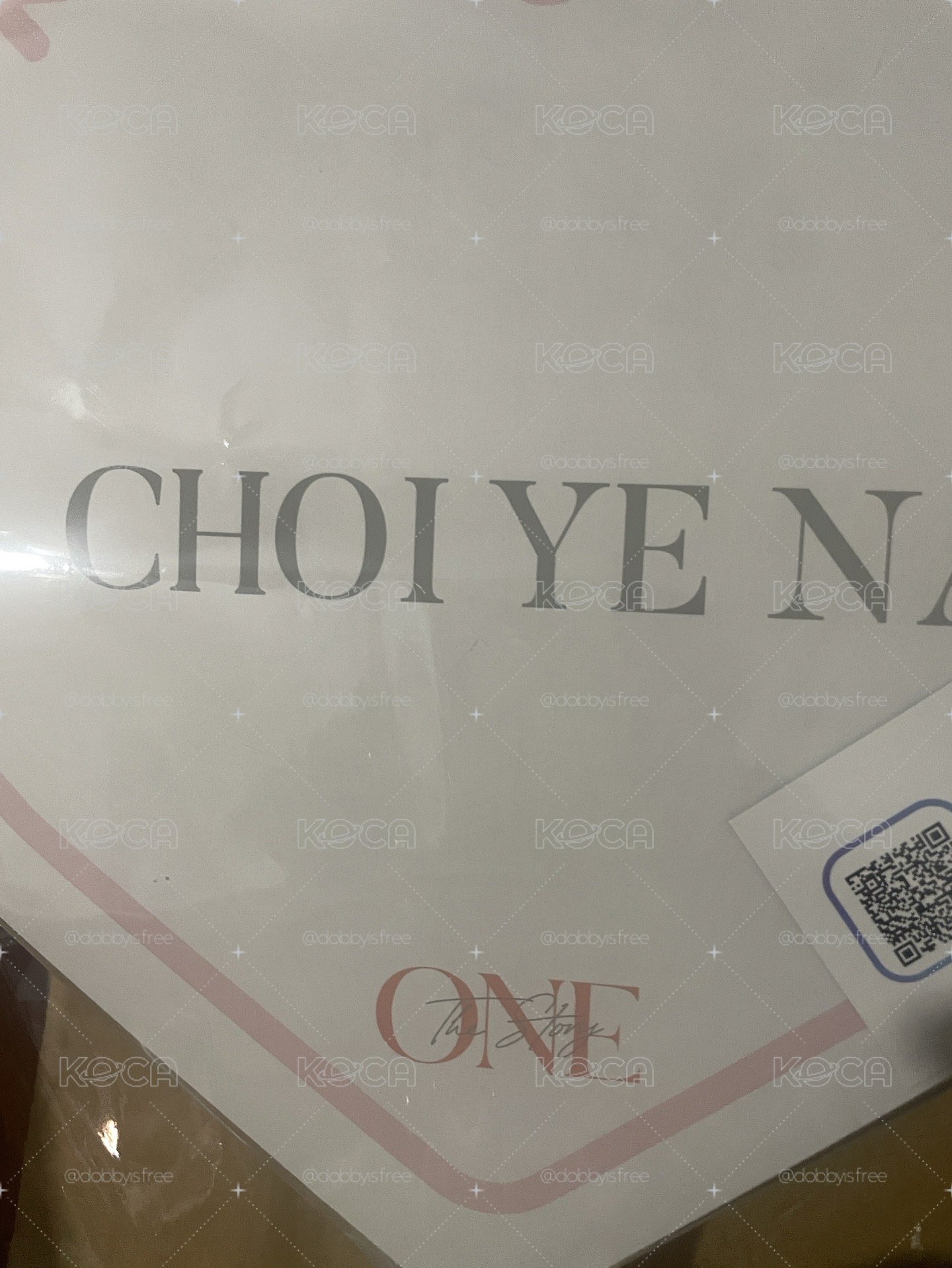 izone yena 解散演唱會週邊扇子