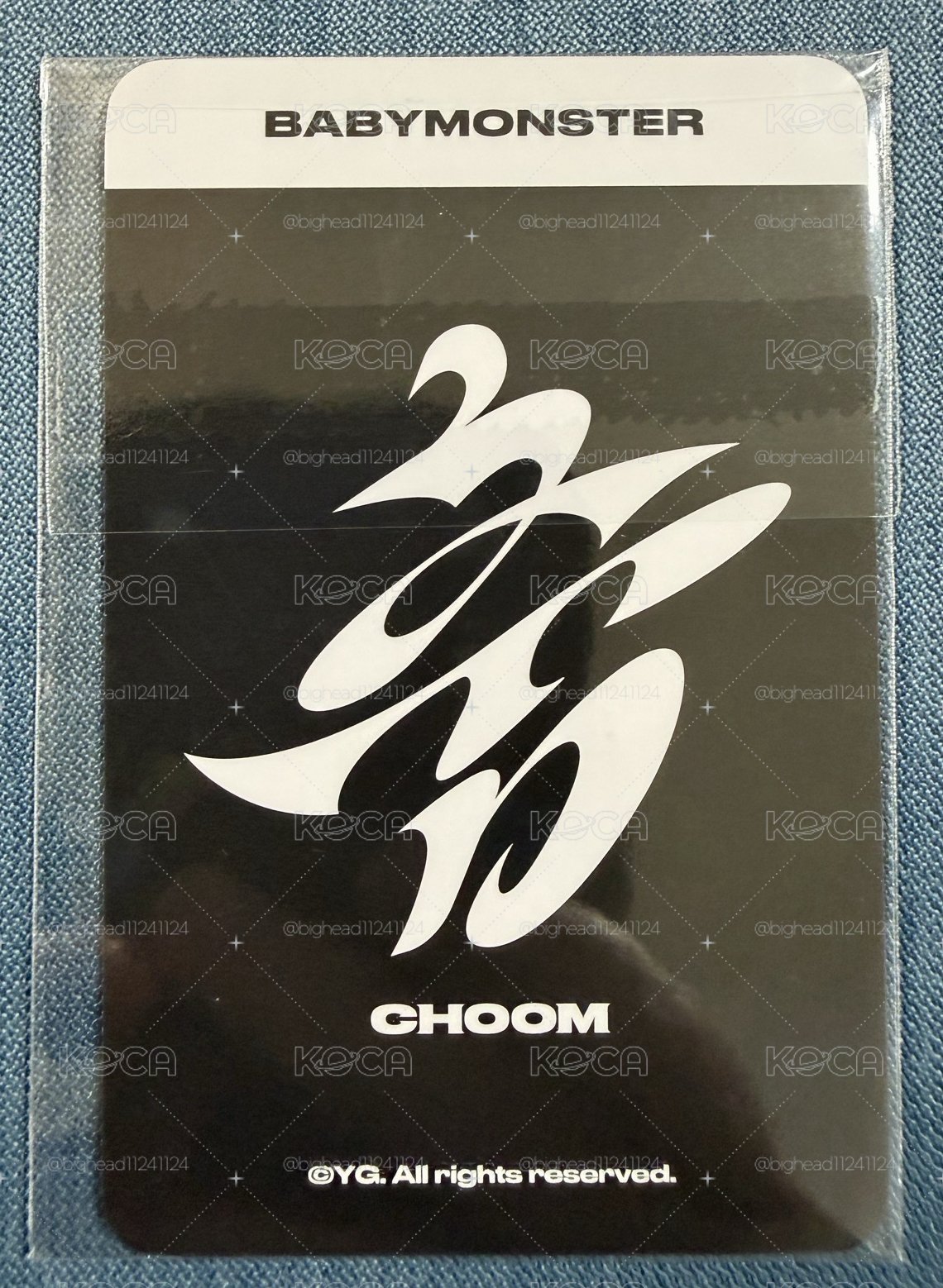 Babymonster CHOOM 台北/高雄 共通 滿額卡 賢 Ahyeon