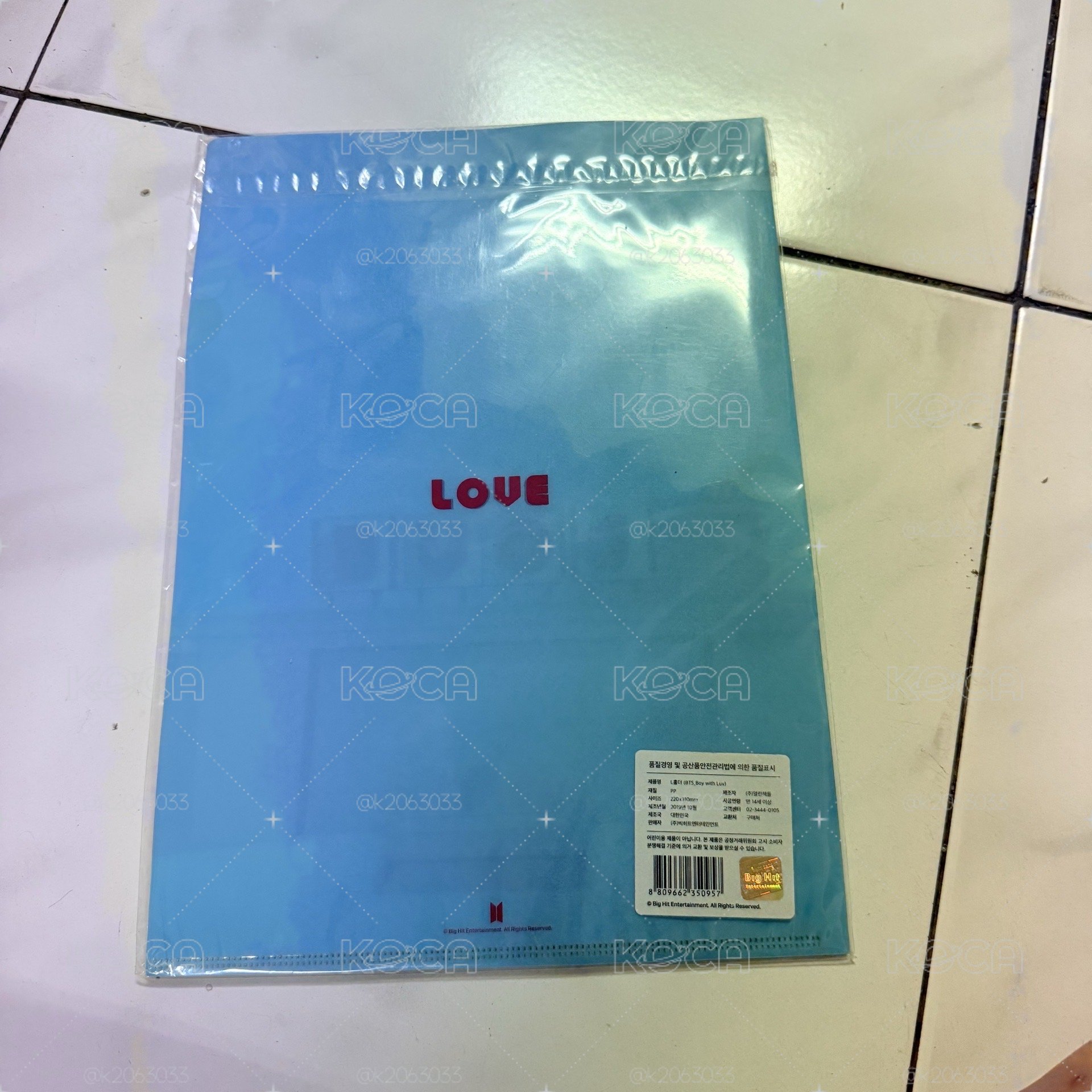 boy with luv 資料夾2入