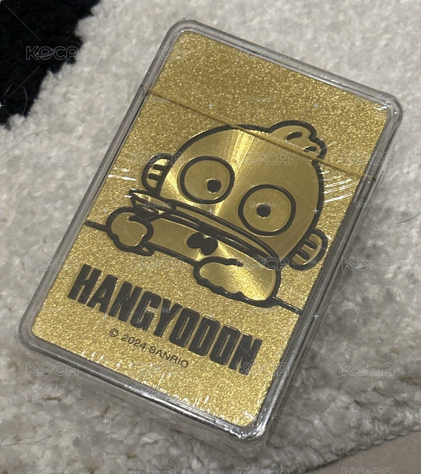 漢頓金撲克牌