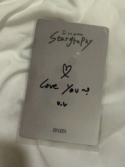 ASTRO JINJIN 演唱會入場卡