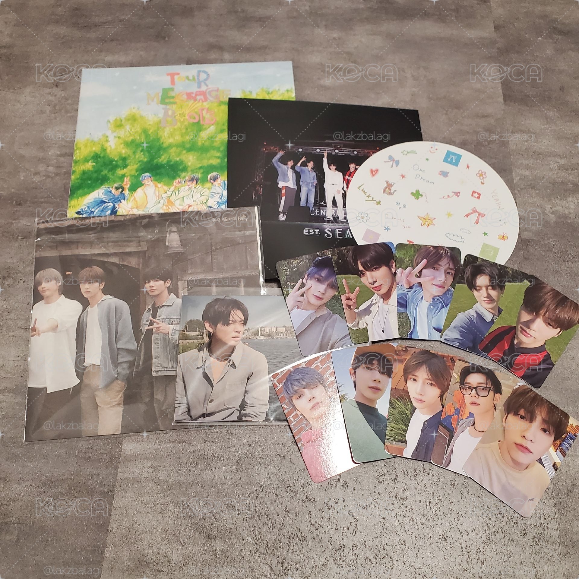 TXT TOUR MESSAGE BOOK 美巡寫真回憶錄 配置如圖