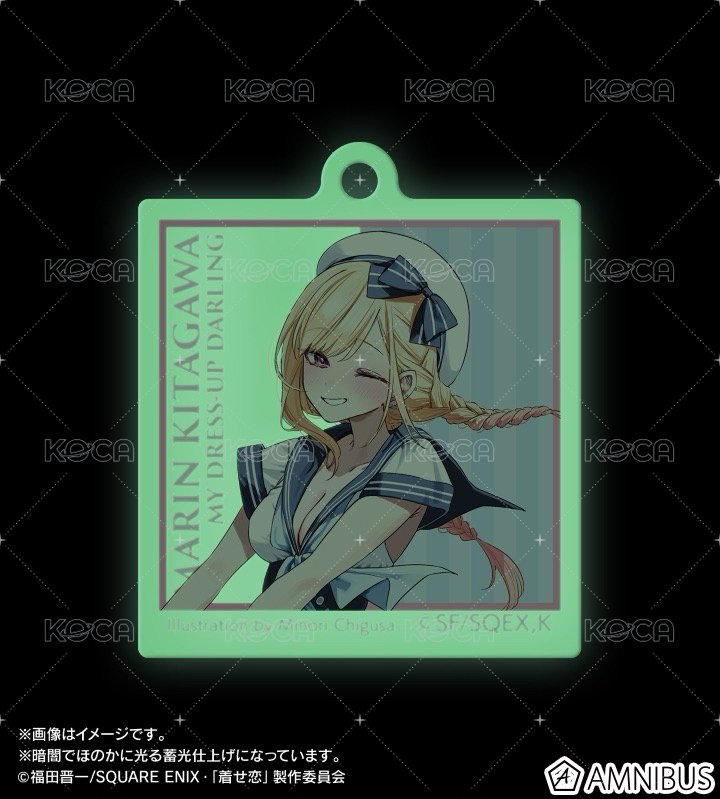 セーラー水着ver. 蓄光アクリルキーホルダー