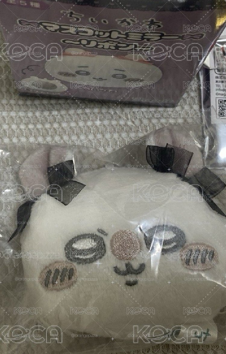 蝴蝶結小桃 鏡子 扭蛋 全新僅拆檢 