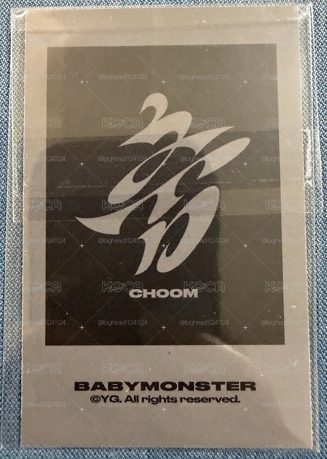 Babymonster CHOOM 線下快閃 共通 拍立得 2500 滿額卡 茶 Rora 