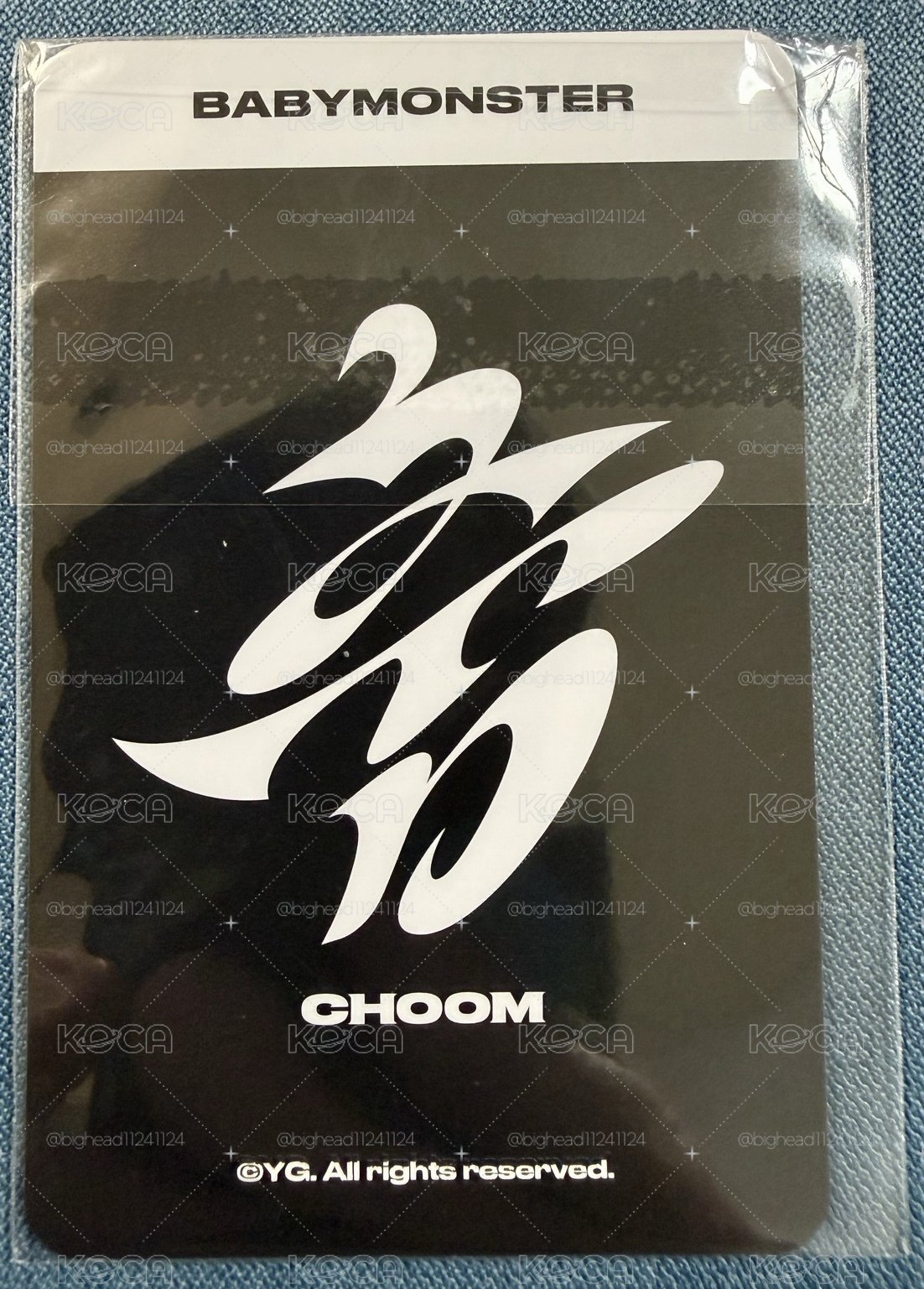 Babymonster CHOOM 線下快閃 共通 拍立得 2500 滿額卡 茶 Rora 