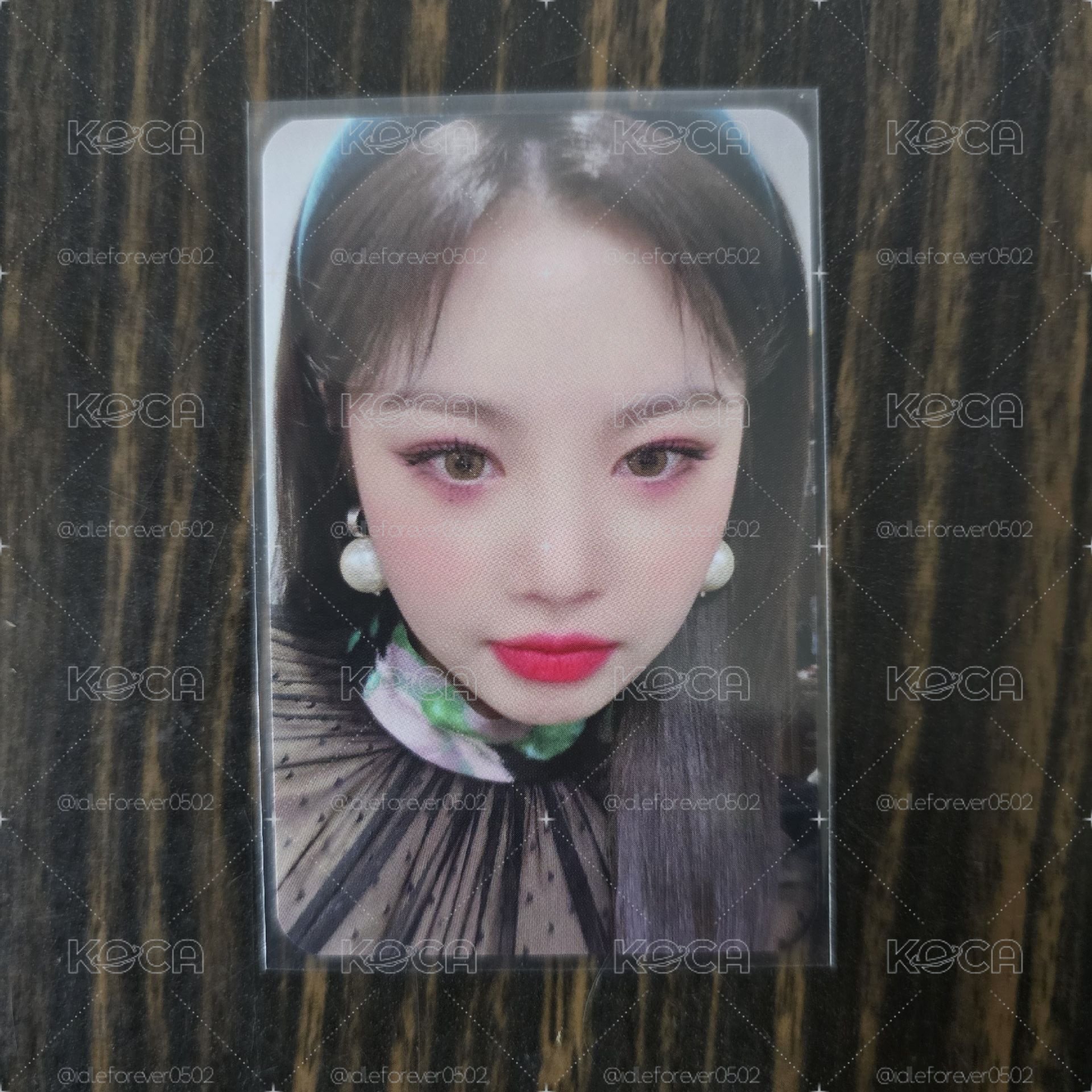 i-dle 迷四 I BURN AM1.0簽售特典卡 穗珍