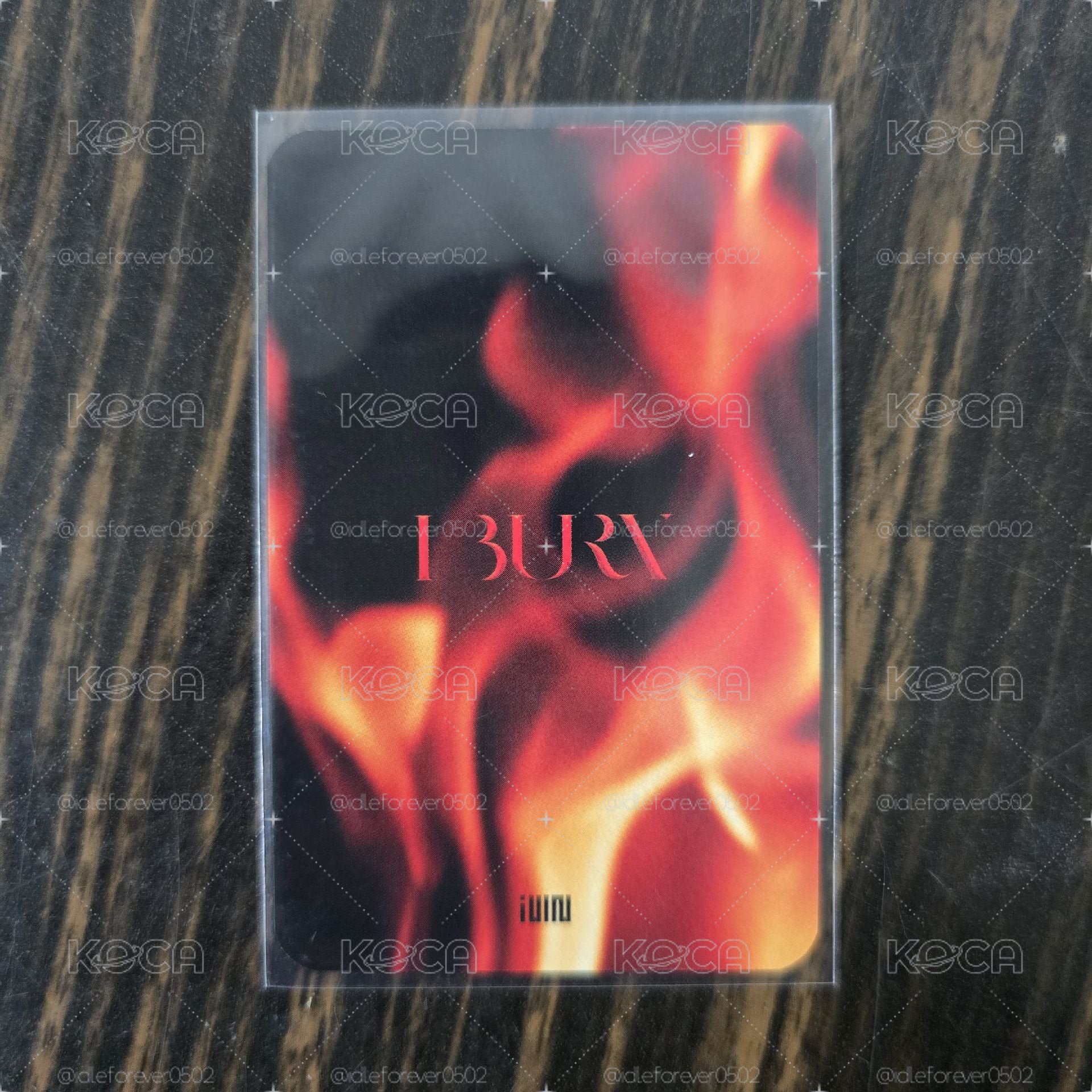 i-dle 迷四 I BURN AM1.0簽售特典卡 穗珍