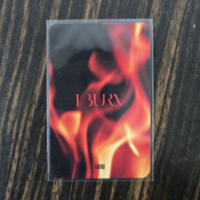 i-dle 迷四 I BURN AM1.0簽售特典卡 穗珍