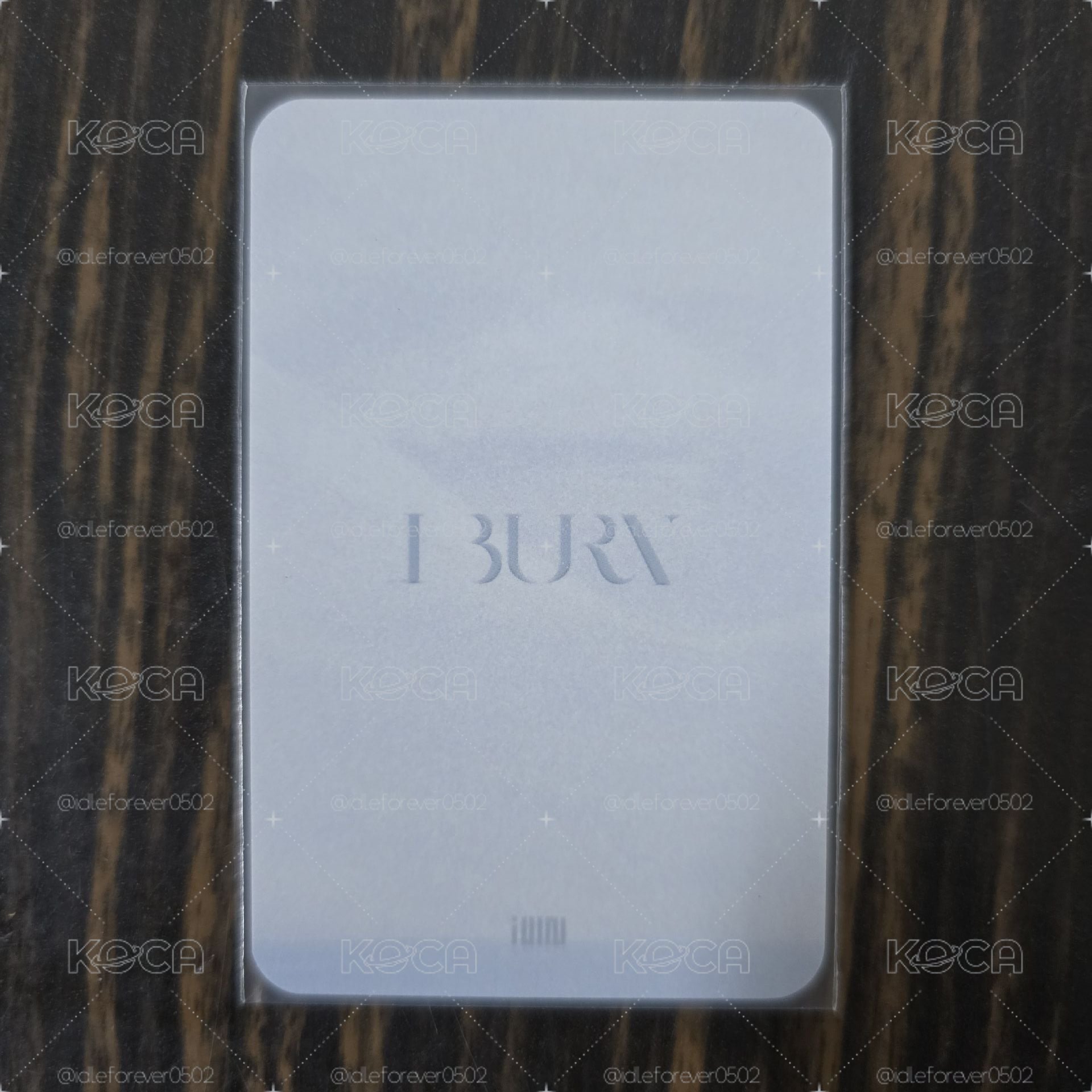 i-dle 迷四 I BURN AM2.0簽售特典卡 穗珍