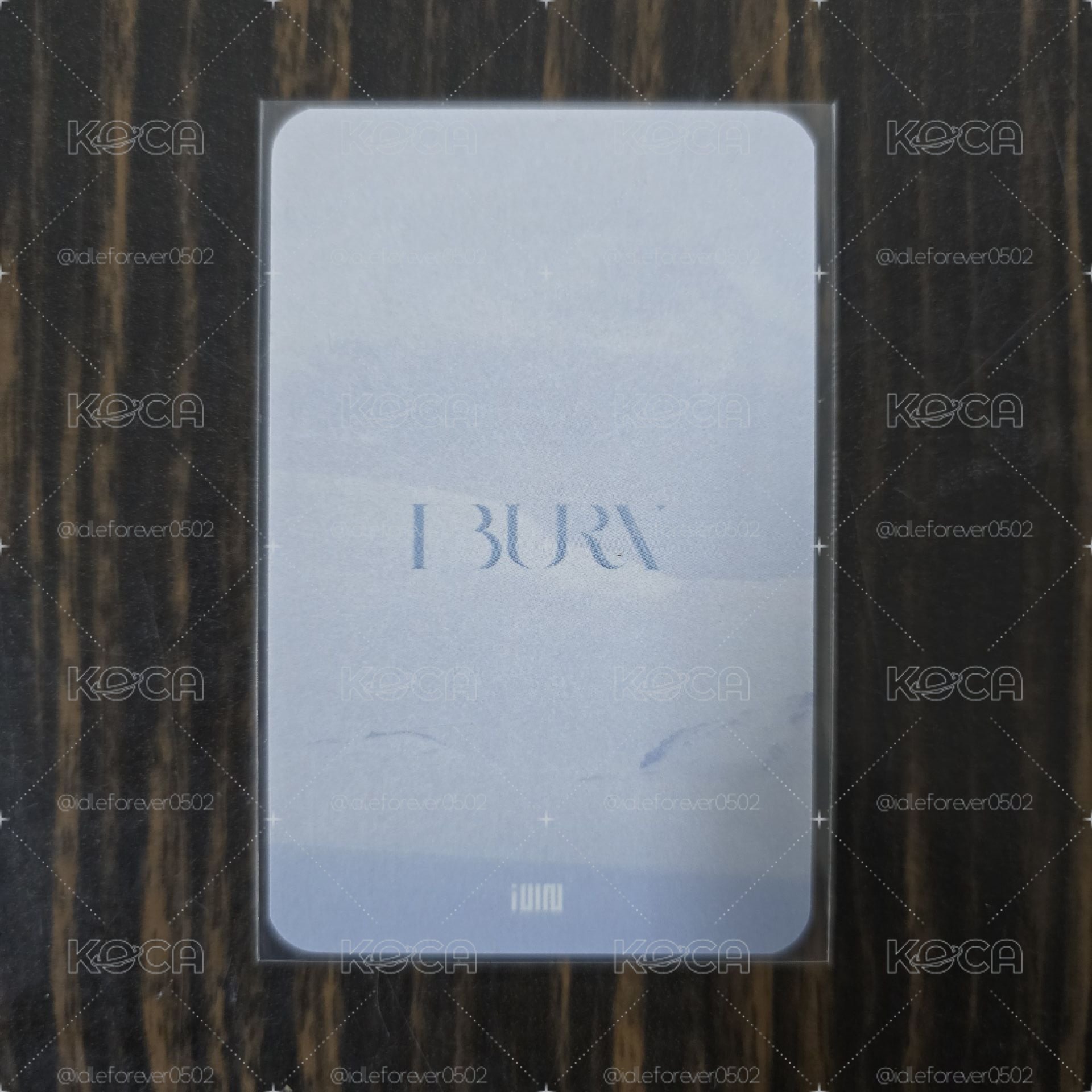 i-dle 迷四 I BURN MK2.0簽售特典卡 穗珍