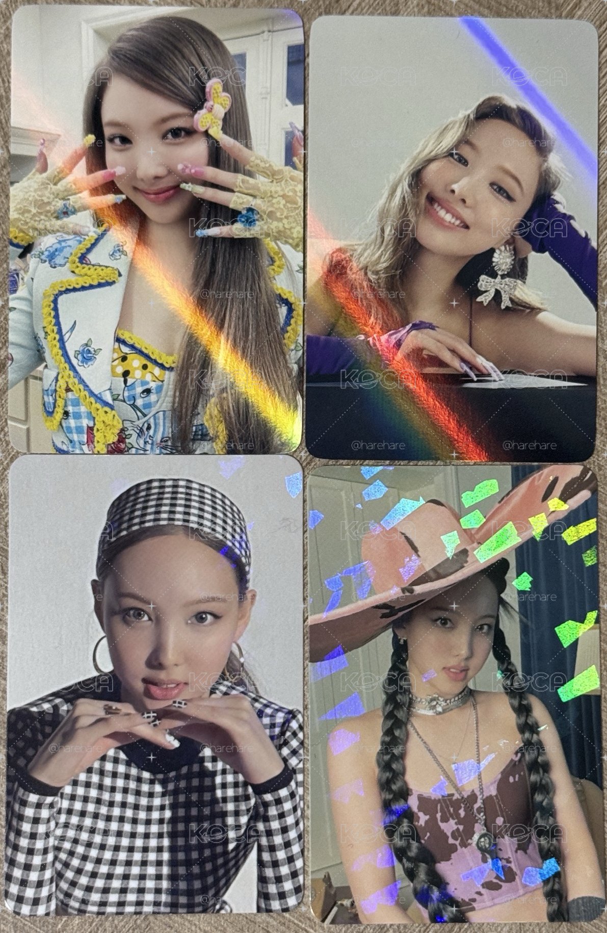 娜璉 POP! 特典卡4張