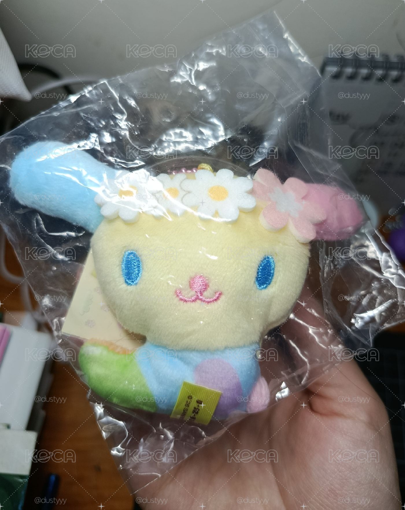 花圈扭蛋花小兔
