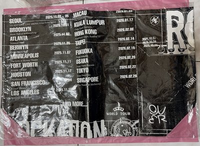 QWER 1巡ROCKNATION 購物袋