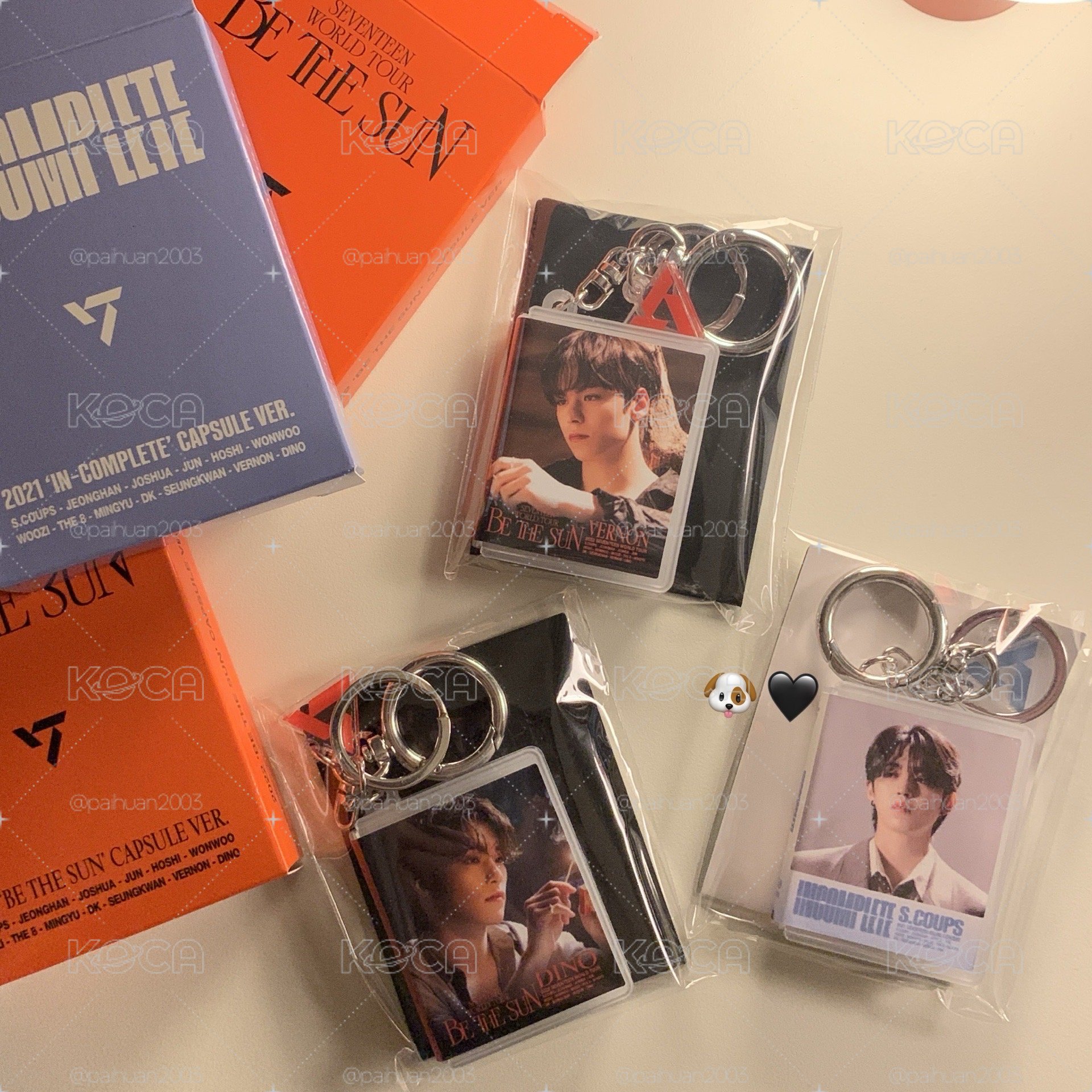 喆 率 燦 NEW_安可 吊飾 SEVENTEEN DIGTAL CODE 
