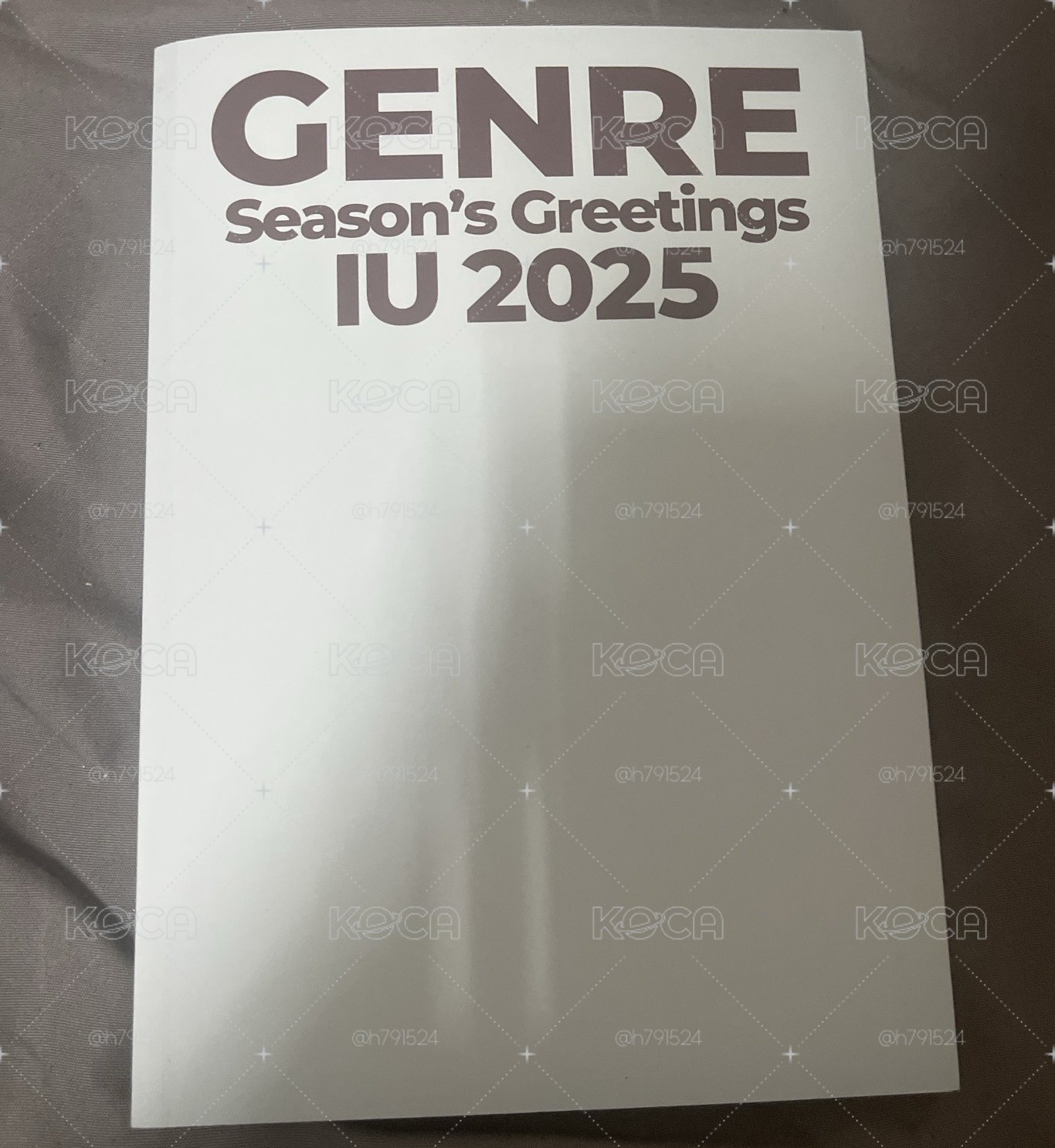IU 李知恩 2025年曆 日記本 拆售