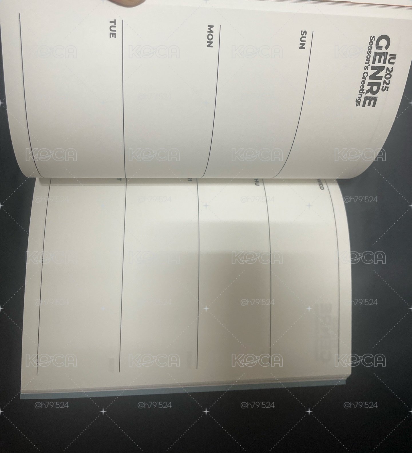 IU 李知恩 2025年曆 拆售