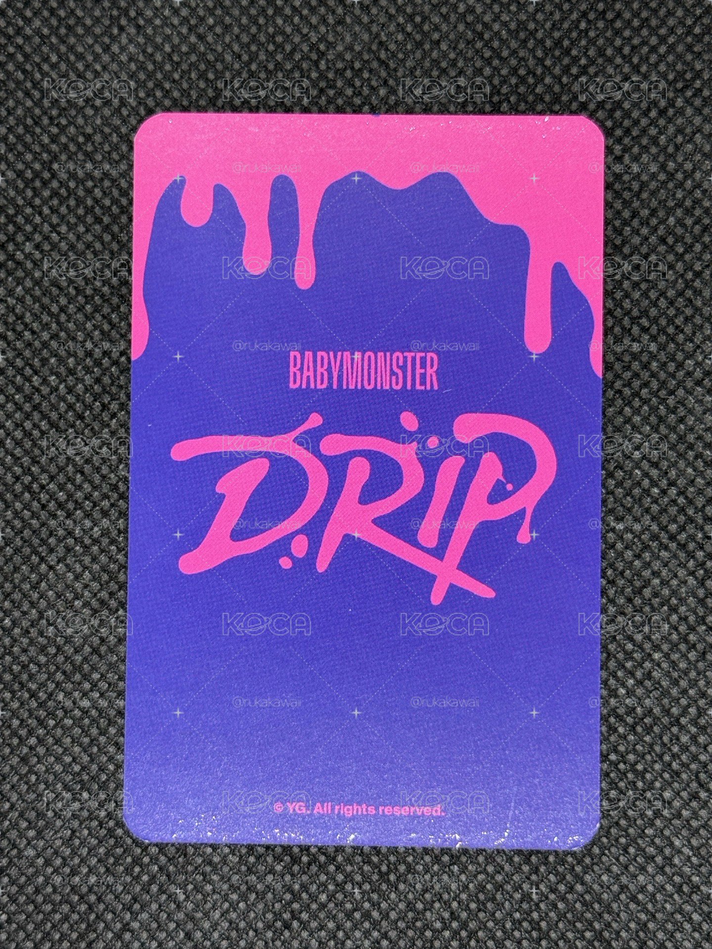 寶怪 雅賢 DRIP 首爾快閃 隨機卡 