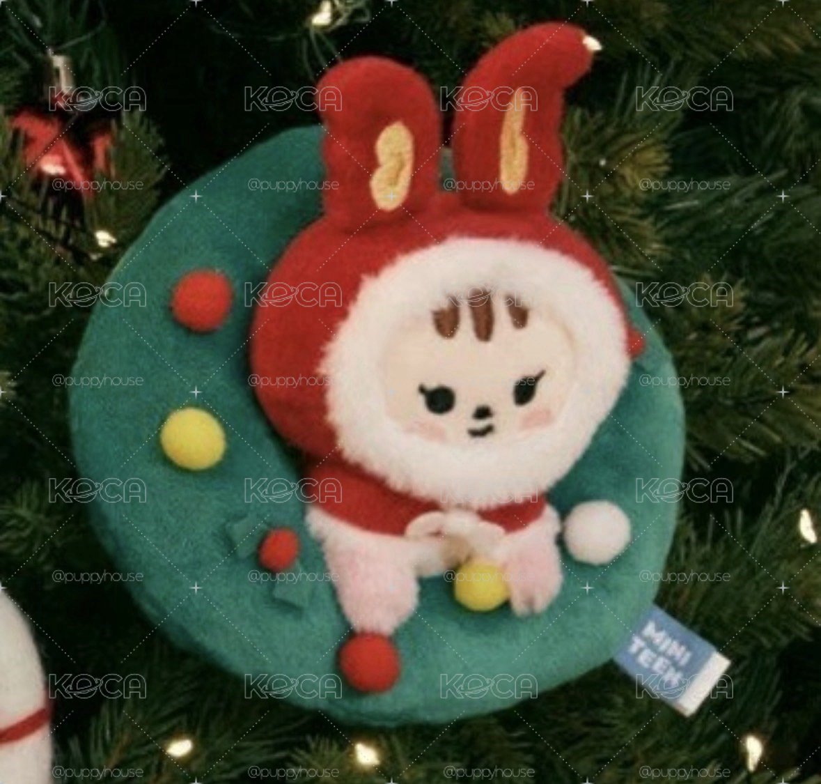 聖誕花圈兔拉米