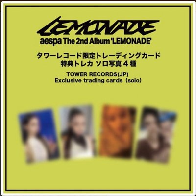 aespa LEMONADE 日本限定專（特典+應募卷）Japan Exclusive 專輯 MUTANT Ver. 
