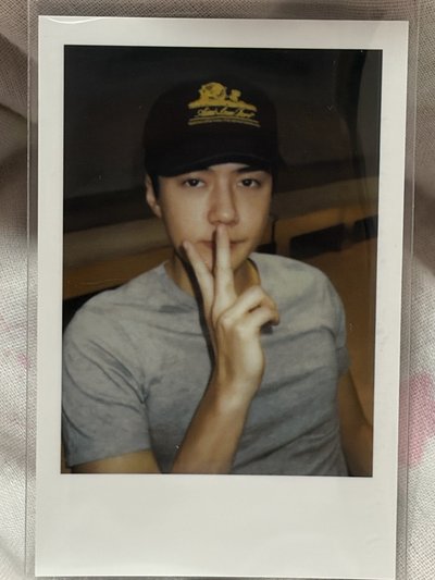EXO muv簽售卡+拍立得