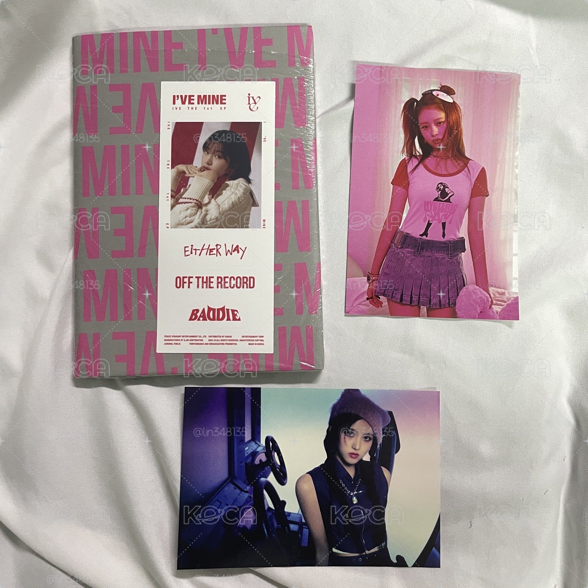 整圖一起 I’VE MINE 空專+貼紙+明信片