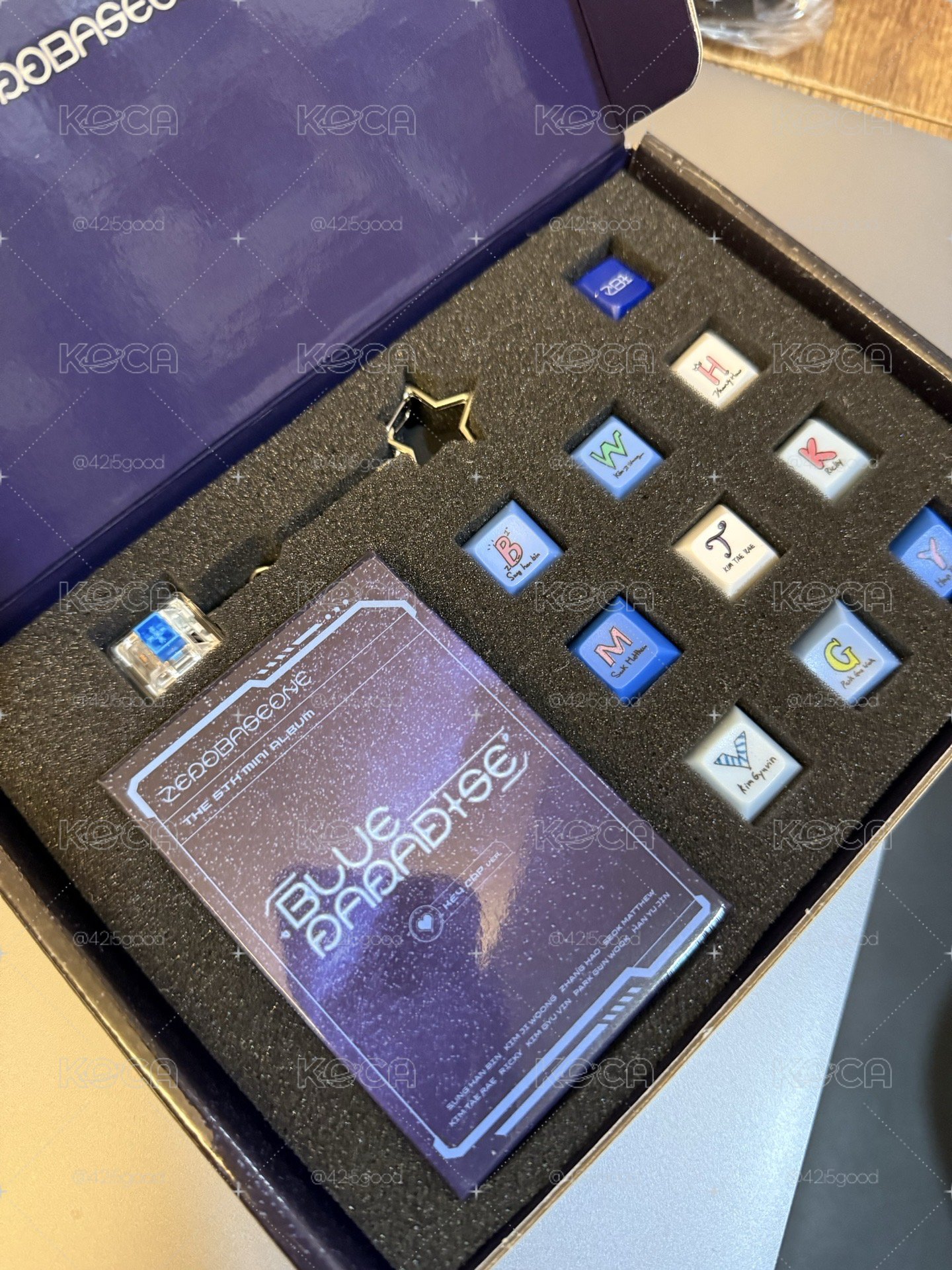 ZEROBASEONE 迷五 電子專 KEY CAP ver 空專