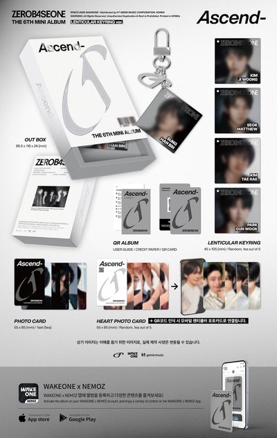 ZB1 迷六 LENTICULAR KEYRING ver. 鑰匙圈專 電子專｜預購